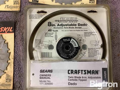 Skil Craftsman Circular Saw Blades Bigiron Auctions