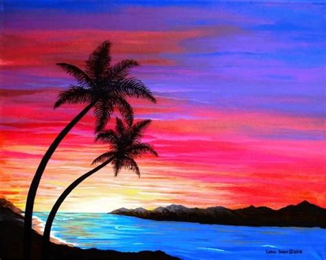 Southwest Landscapes | Sunset painting, Sunset painting acrylic ...