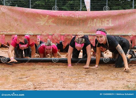 4x4 Muddy Obstacle At Leroleng 4x4 Track Editorial Photo