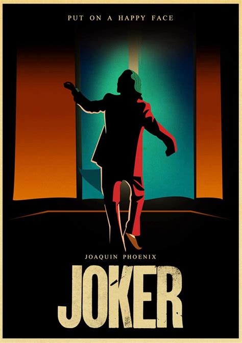 Joker Poster Mirror Wall Poster Joker Artwork Joker