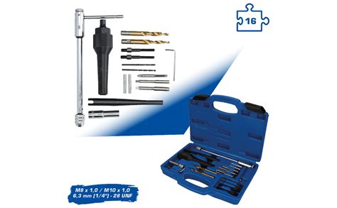 BRILLIANT TOOLS BT561030 Glühkerzen Ausbau und Gewinde Reparatur Satz