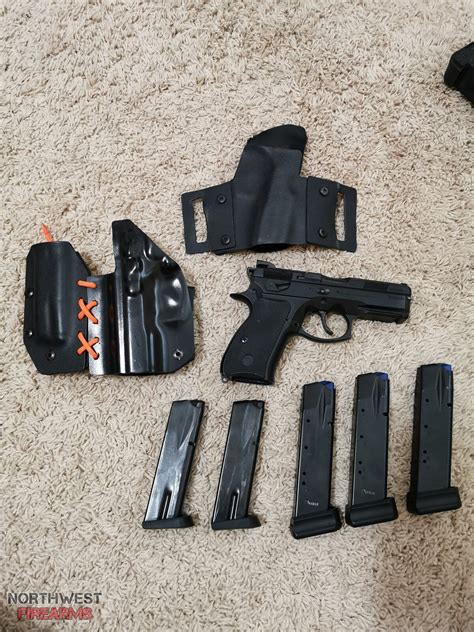 Cz P Omega With Extra Mags And Kydex Holster Northwest Firearms