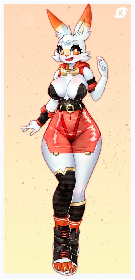 Poke-Girl Scorbunny - YCH.Commishes