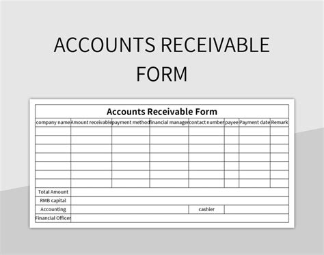 Free Accounts Receivable Templates For Google Sheets And Microsoft ...