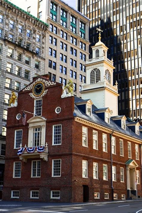 Old State Housestate Street Station Boston Boston Estados Unidos