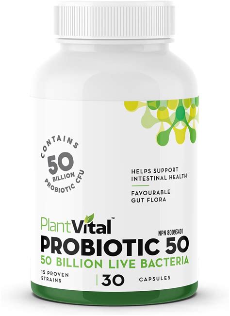 Plantvital Probiotics For Women 50 Billion Cfu 15 Bacteria Strains