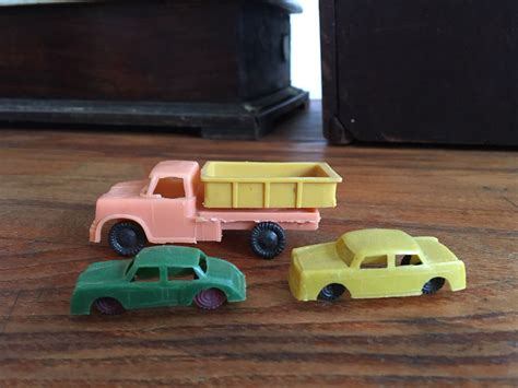 Collection of Vintage Toy Vehicles, Cars and Trucks, 1950s Car ...