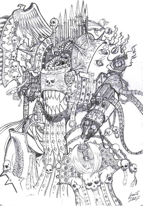 Warhammer 40k Coloring Pages