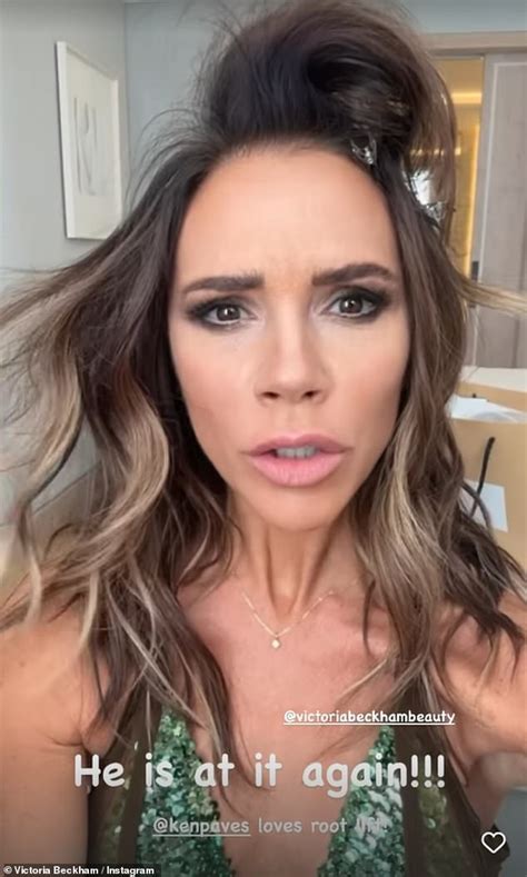 Victoria Beckham Shows Off Wild New Style As Her Hairdresser Gives Her