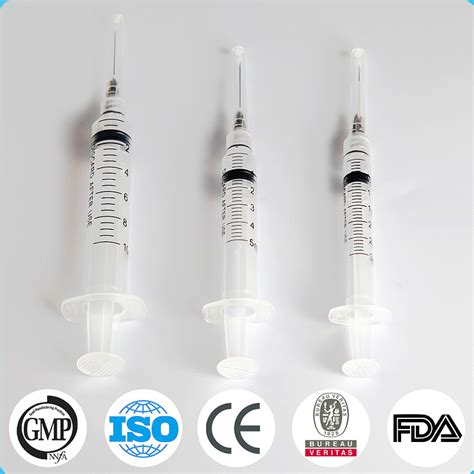 Ml Ml Ml Ml Disposable Medical Glass Prefilled Syringe China