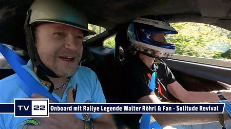 MOTOR TV22 Onboard mit Rallye Legende Walter Röhrl und einem großen