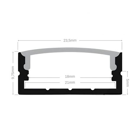 Profilé aluminium en applique pour ruban LED ByLED fr