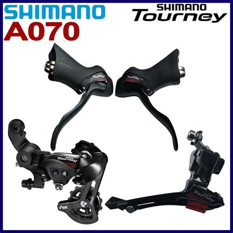 SHIMANO TOURNEY A070 2x7 Speed Road Bike Groupset Front Rear Derailleur