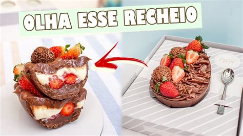 OVO DE COLHER CHOCOLATE C MORANGOS Tiago Mauro YouTube