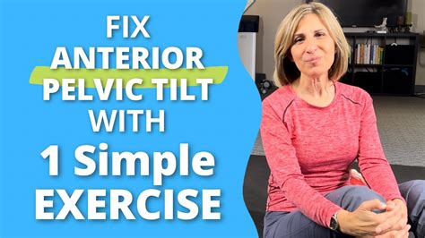 Fix Anterior Pelvic Tilt With 1 Simple Exercise Pelvicfloorexercise Pelvictilt Lowerabs Youtube