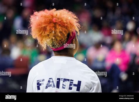 South Bend Indiana USA 04th Feb 2024 Notre Dame Guard Hannah