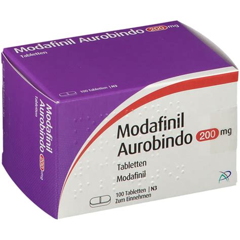 Modafinil Aurobindo 200 Mg 100 St Mit Dem E Rezept Kaufen Shop Apotheke