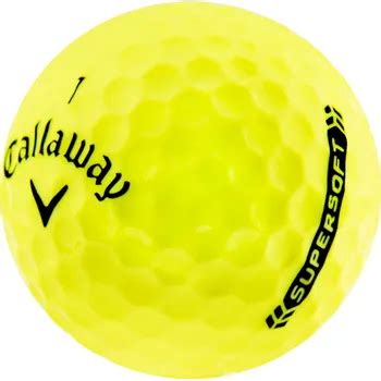 Callaway Golf Supersoft Yellow Golf Balls Golfballs