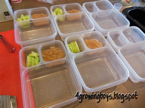 4 Growing Boys: School lunch ideas