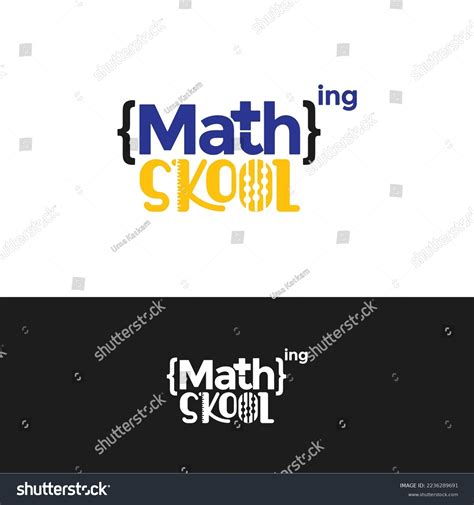 Simple Math Education Logo Design Happy Stock Vector Royalty Free 2236289691 Shutterstock