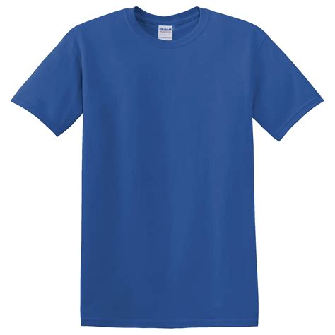 Gildan Heavy Cotton Polyester T Shirt Neon Blue Full Source