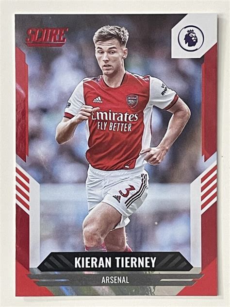 Base Red Lava Parallel 192 Kieran Tierney Arsenal Panini Premier League