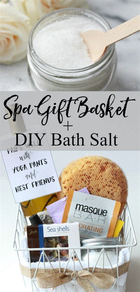 Spa T Basket Diy Bath Salt Diy Spa Ts Baskets Spa T