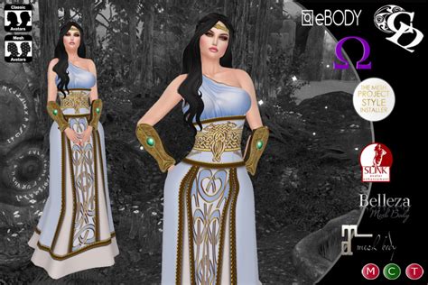 Second Life Marketplace Candn Medieval Elfic Seren Blue Appliers Included