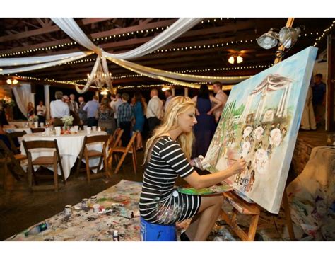 Live Wedding Painting: Everything You Need to Know - Rustic Bride