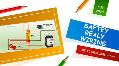 How To Wire Safety Relay Emergency Stop Dual Channel Monitoring With