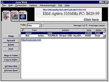 juno emailweb client rnostalgia