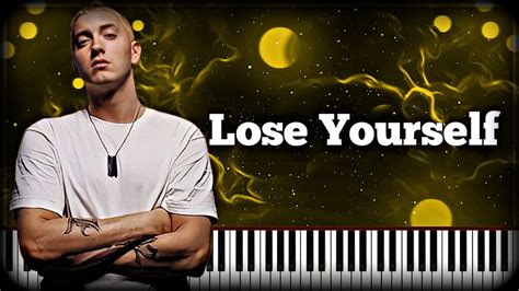 Eminem Lose Yourself Piano Tutorial Youtube