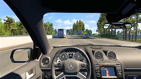 2009 Mercedes Benz Ml63 Amg Ets2 Car Mod Steering Wheel Gameplay