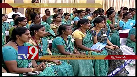 Cm Kcr Announces Salary Hikes To Anganwadi Workers Tv Youtube