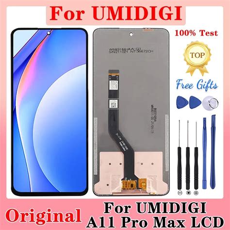 6 8 Original For UMIDIGI A11 Pro Max LCD Display 100 Test For Umidigi