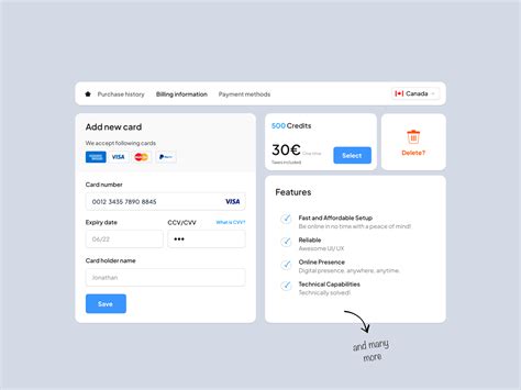 Payment Cards By Jinu On Dribbble