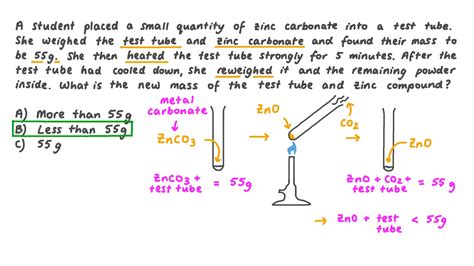 Question Video Finding The Mass Of The Products In A Thermal