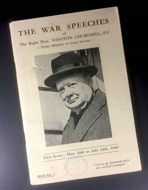 Churchill War Speeches 1940, 1941 | Churchill Collector: Books ...