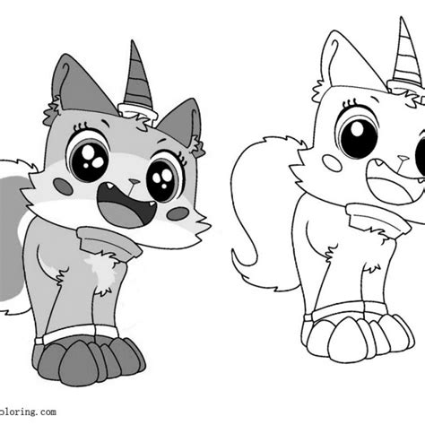 UniKitty Coloring Pages - Free Printable Coloring Pages