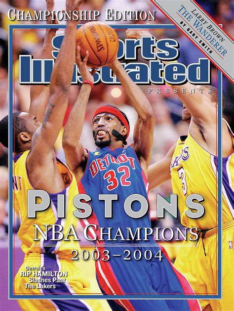 Detroit Pistons Nba Championship Commemorative Issue Cover