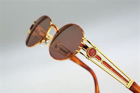 Fendi Sl 7031 123 Vintage Oval Sunglasses 90s Rare And Etsy Sunglasses Glasses Fashion