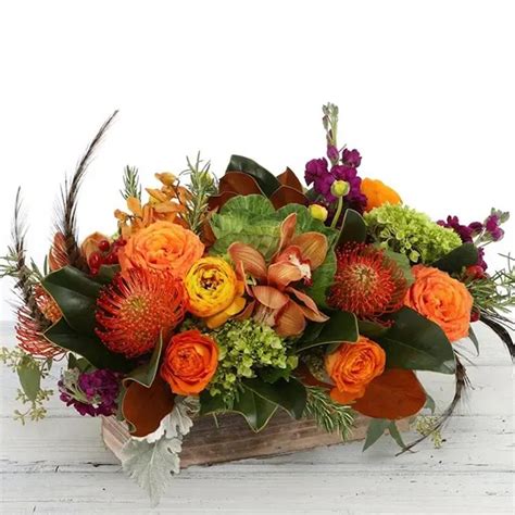 Autumn Embrace Centerpiece - Royal Fleur Florist - $179.99 - Royal Fleur Florist - Same Day ...