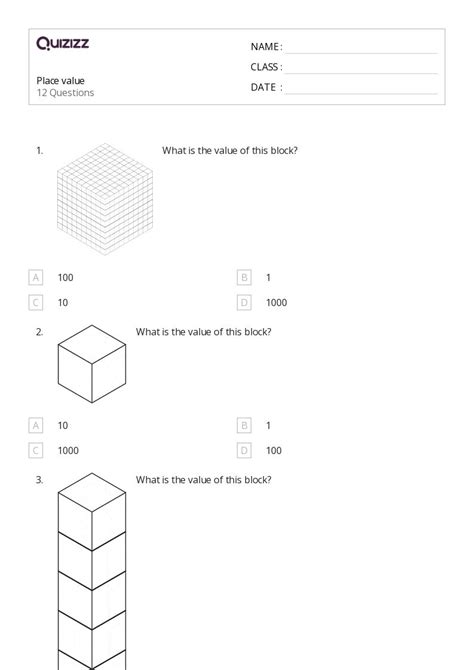 50 Decimal Place Value Worksheets For 1st Class On Quizizz Free And Printable