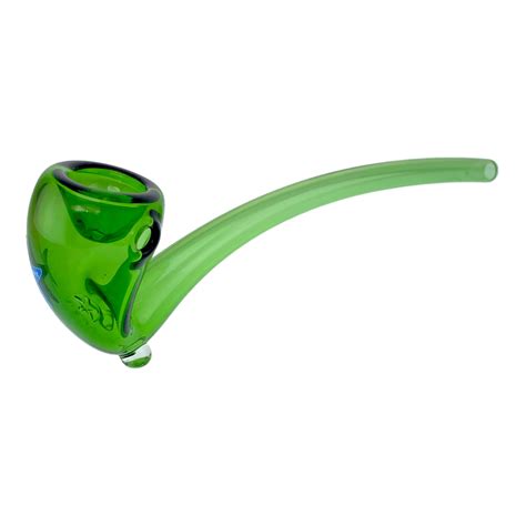 Original Glass Gandalf 8 Inch Green Sherlock Pipe