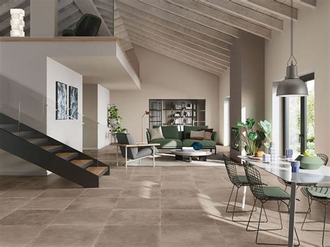 Piastrella Concrete Taupe X Gres Effetto Cemento Marrone Iperceramica