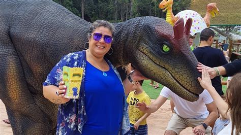 Parque Dos Dinossauros Em Balne Rio Cambori Inaugurou Youtube