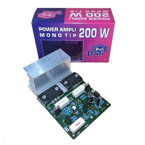 Jual Kit Power Amplifier Mono W Mono Sanken Kw Di Lapak Sinar Ceria