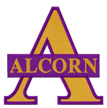 Alcorn State Braves and Lady Braves logo embroidery design