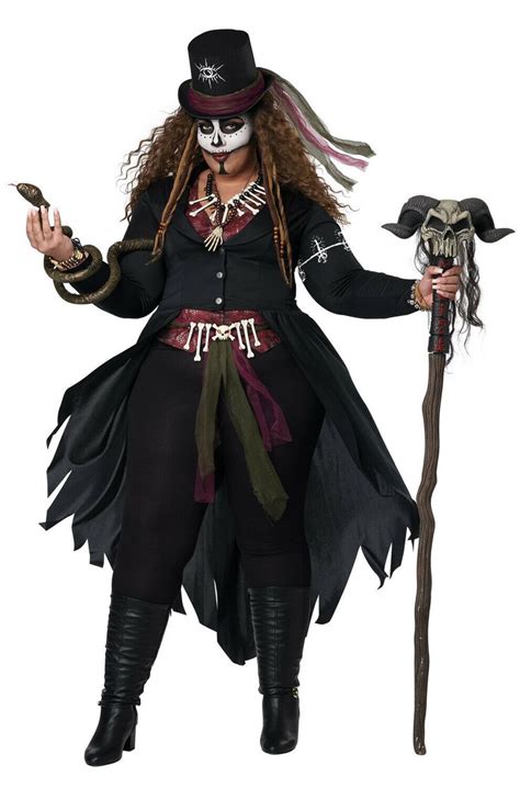 Voodoo Magic Priestess Plus Size Halloween Costume EBay Plus Size