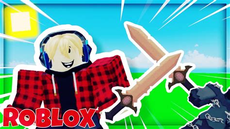 I Tried The Wooden Sword Only Challenge In Roblox Bedwars Youtube